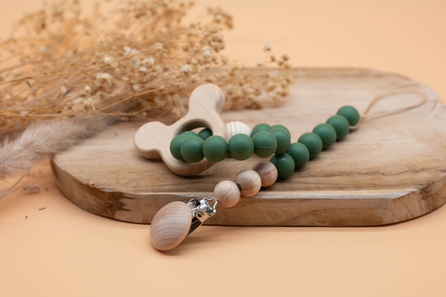 Geschenkset aus Schnullerkette & Beißring