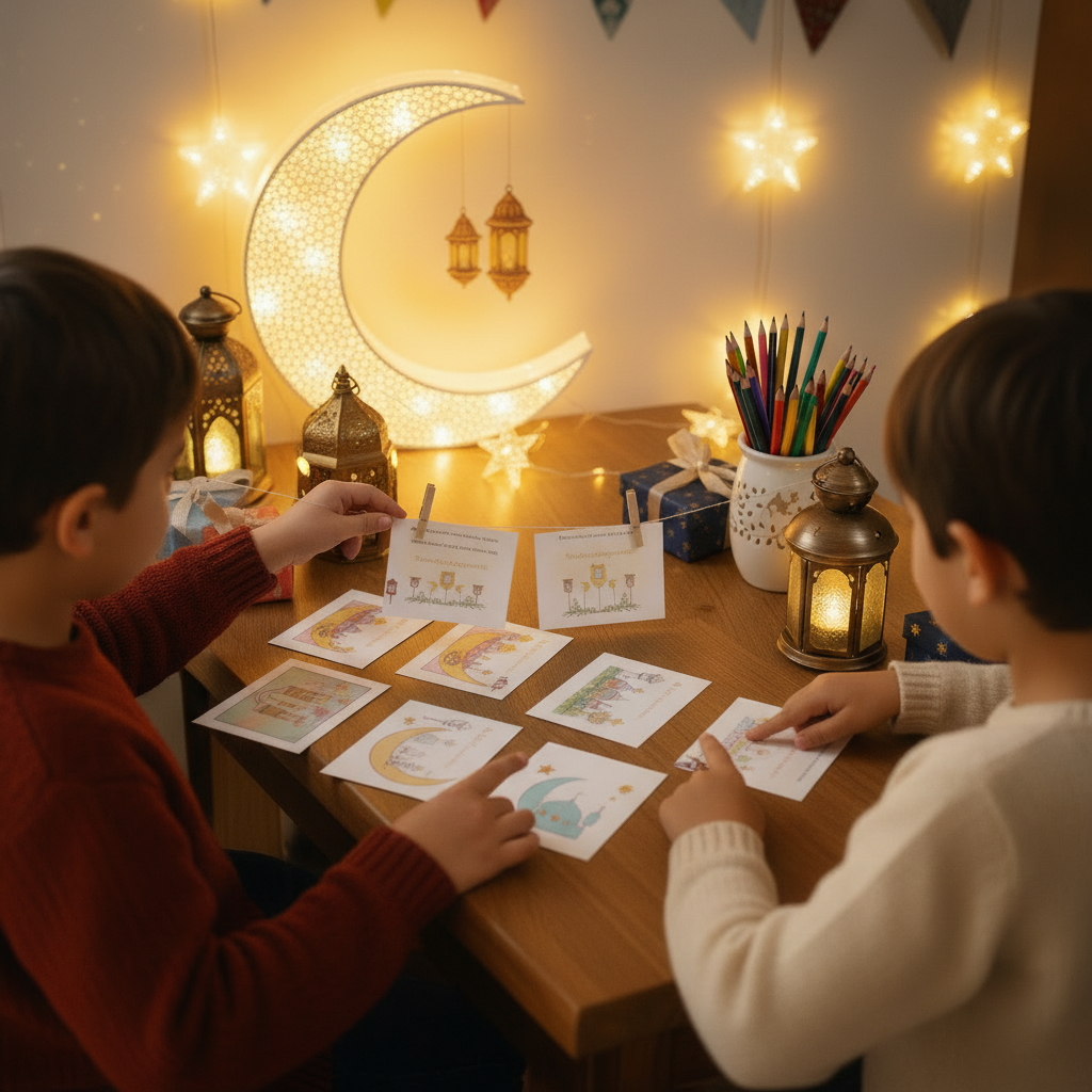 Kostenloser Ramadan‑Kalender für Kinder | Bastel‑ & Download‑Vorlage