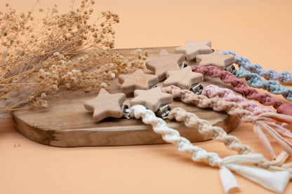 Schnullerkette Star