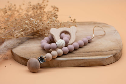 Geschenkset aus Schnullerkette & Beißring