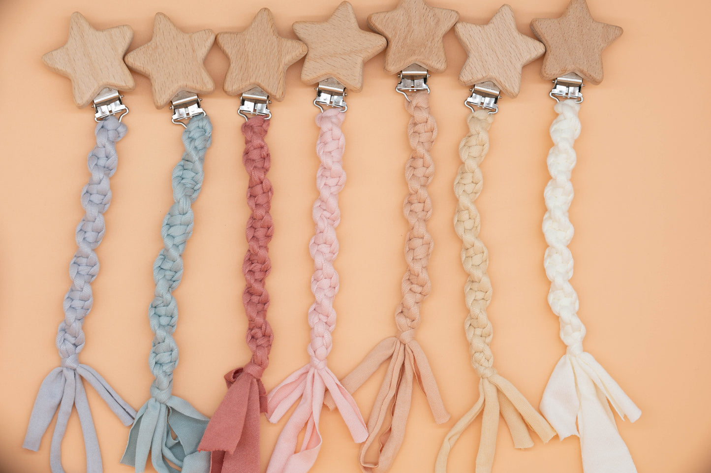 Schnullerkette Star