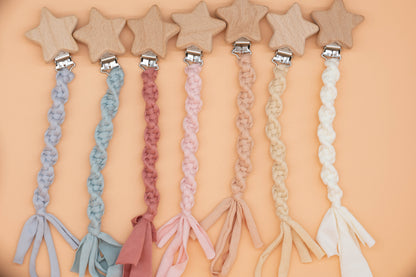 Schnullerkette Star
